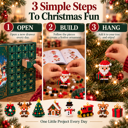 🎅🔥LAST DAY 50% OFF ✨ Christmas Countdown Brick Building Advent Calendar For Families SVOZK®