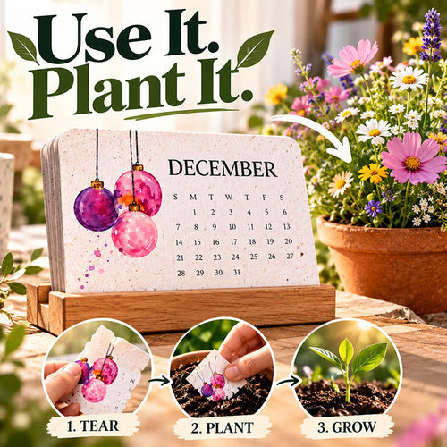 🌱IEY® 2027 Plantable Calendar – Use It. Plant It. Watch It Grow.☀