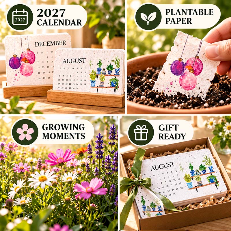 🌱IEY® 2027 Plantable Calendar – Use It. Plant It. Watch It Grow.☀