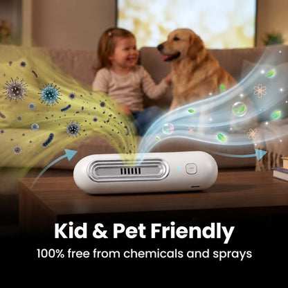 💥Last day 50% off丨 REBYIPO® UV-C molecular-level pet odor eliminator eliminates odors at the source—no sprays or filter cartridges required