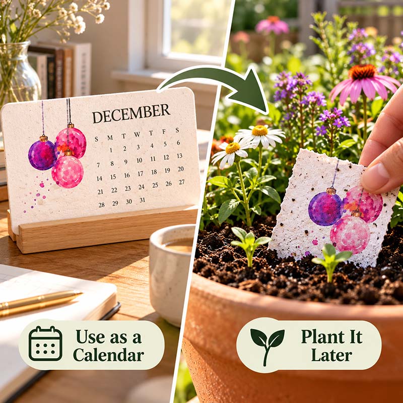 🌱IEY® 2027 Plantable Calendar – Use It. Plant It. Watch It Grow.☀