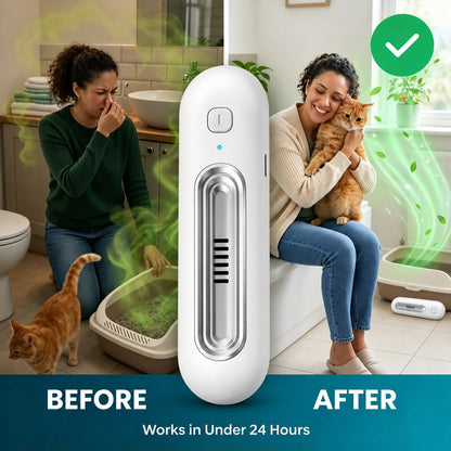 💥Last day 50% off丨 REBYIPO® UV-C molecular-level pet odor eliminator eliminates odors at the source—no sprays or filter cartridges required