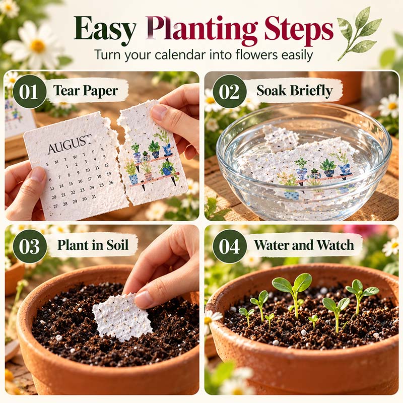🌱IEY® 2027 Plantable Calendar – Use It. Plant It. Watch It Grow.☀