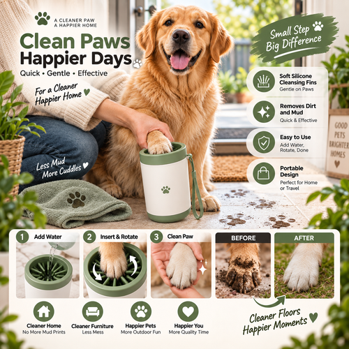 PawFresh Soft Silicone Paw Cleaner