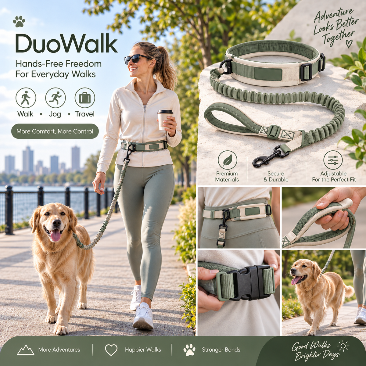Hands-Free Pet Leash