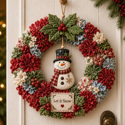 🔥49% Off Last Day 🔥🎄 3D Fabric Poke Wreath DIY Kit BVJ®
