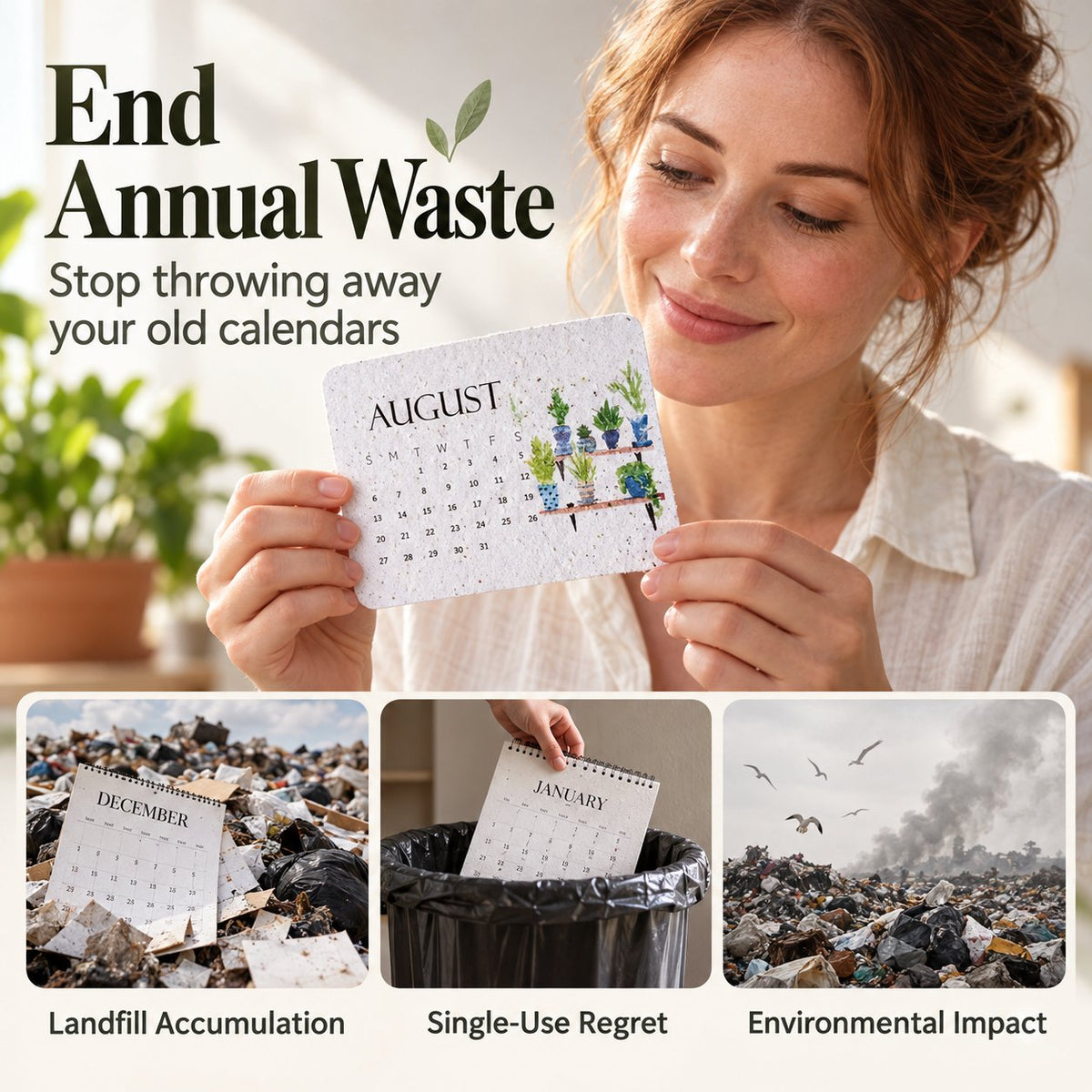 🌱IEY® 2027 Plantable Calendar – Use It. Plant It. Watch It Grow.☀